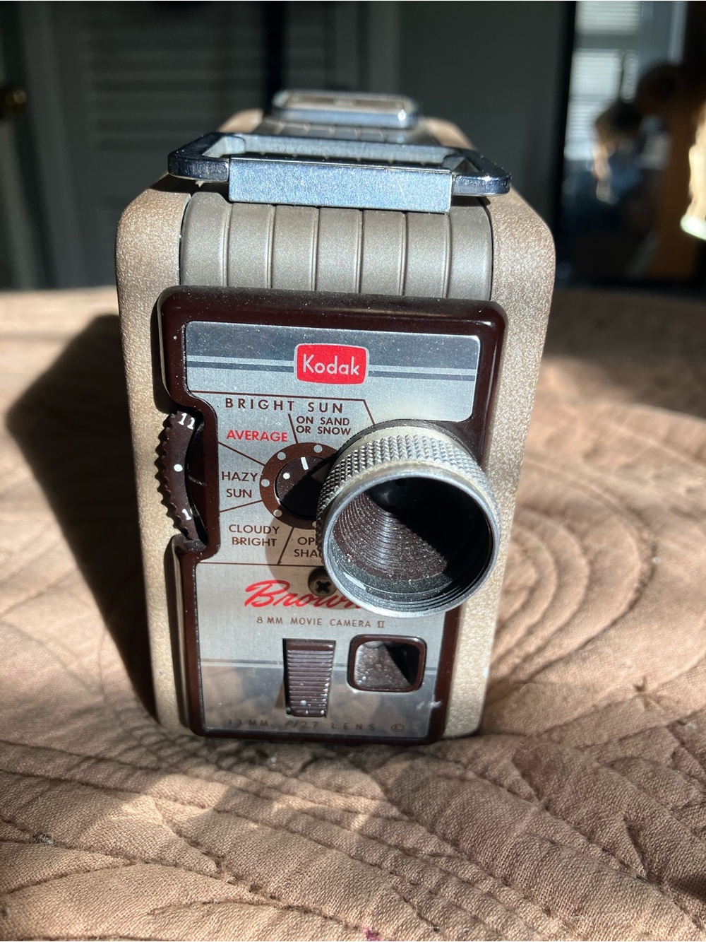 Kodak Brownie 8mm Movie Camera II in Brown